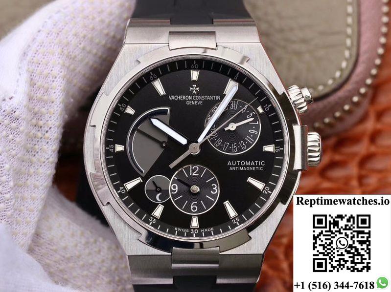 Vacheron Constantin Overseas Dual Time 47450/000W-9511 Twa Factory Black Dial-Rep Time Watches