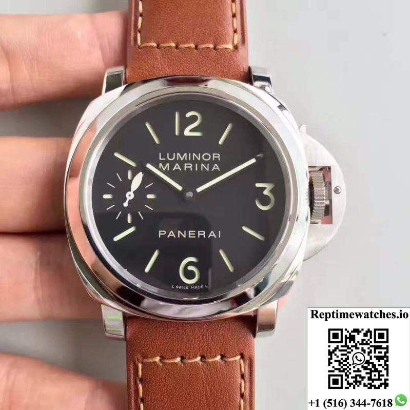 Panerai Luminor Marina Pam 111 Noob Factory Black Dial-Rep Time Watches
