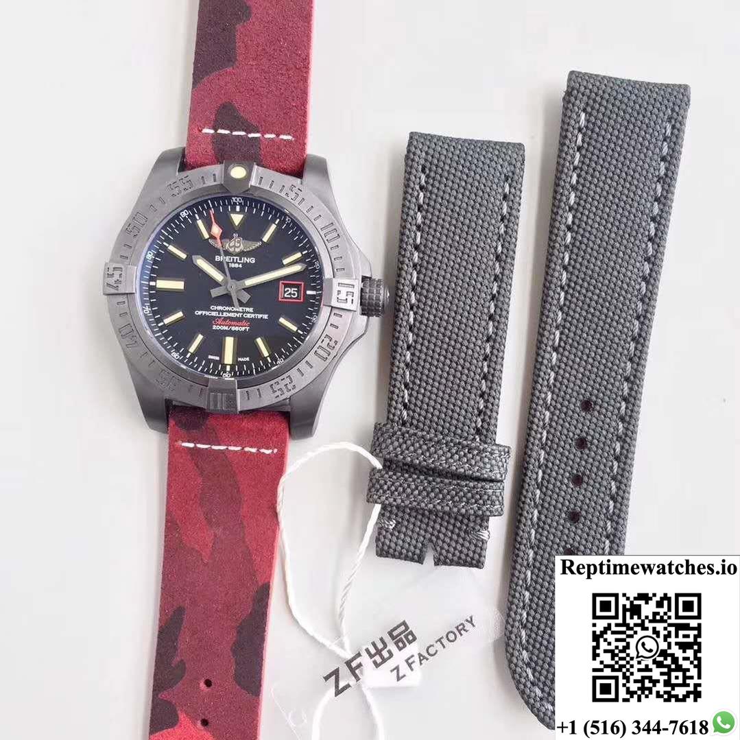 Breitling Avenger Blackbird V1731110/Bd74/109W/M20Basa.1 Gf Factory Black Dial-Rep Time Watches