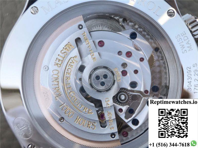 Jaeger-Lecoultre Master Geographic Steel 1428421 Silver Dial-Rep Time Watches