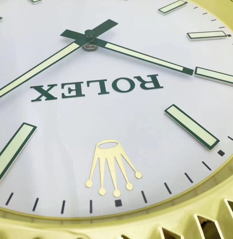 ROLEX WALL CLOCK – GOLD OYSTER DATEJUST – RL213 – DELUXE METAL WALL CLOCK