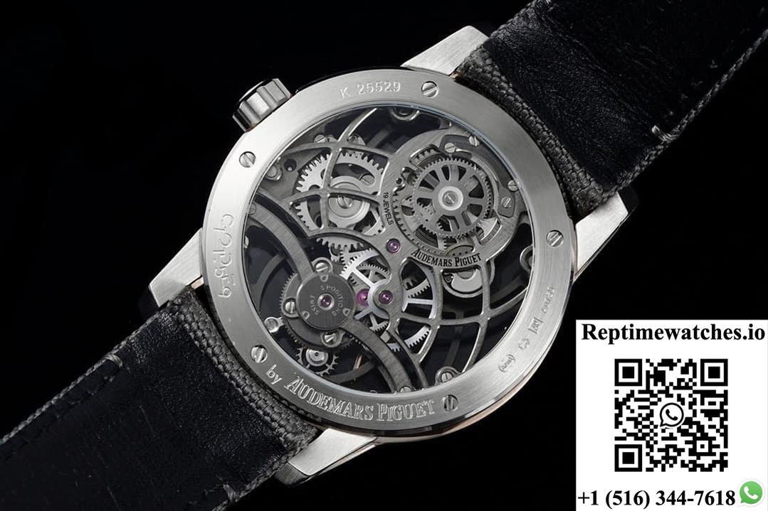 Ap Code11.59 26600Cr.Oo.D009Kb.01 App Factory Stainless Steel Bezel-Rep Time Watches