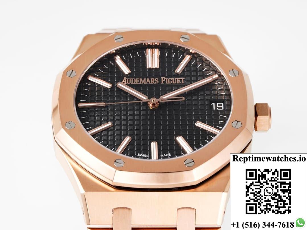 Ap Royal Oak 15510Or.Oo.1320Or.04 Aps Factory Black Dial-Rep Time Watches