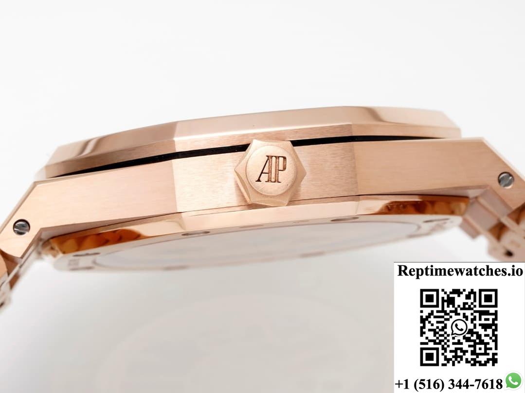 Ap Royal Oak 15510Or.Oo.1320Or.04 Aps Factory Black Dial-Rep Time Watches