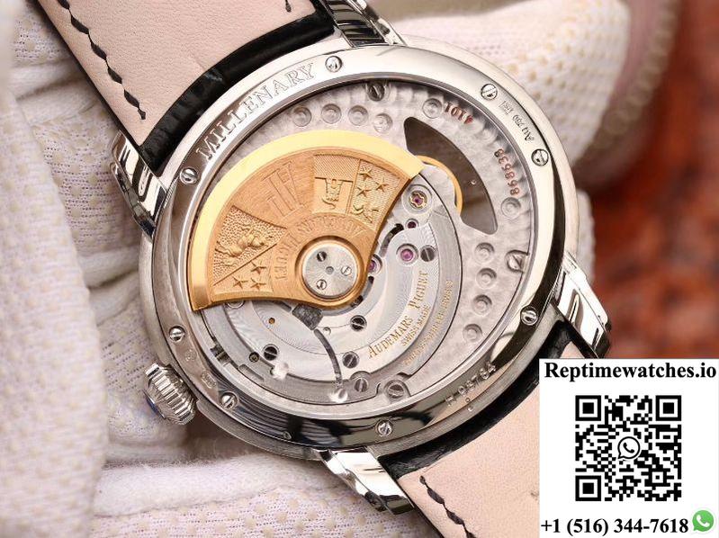 Audemars Piguet Millenary 4101 15350St.00.D002Cr.02 V9 Factory Skeleton Dial-Rep Time Watches