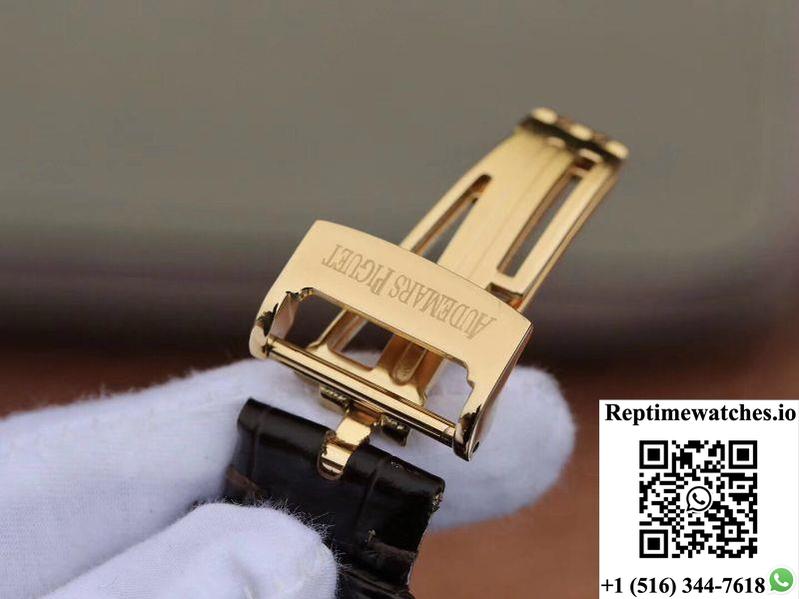 Audemars Piguet Millenary Ladies 77302Ba.Zz.D094Cr.01 Brown Dial-Rep Time Watches