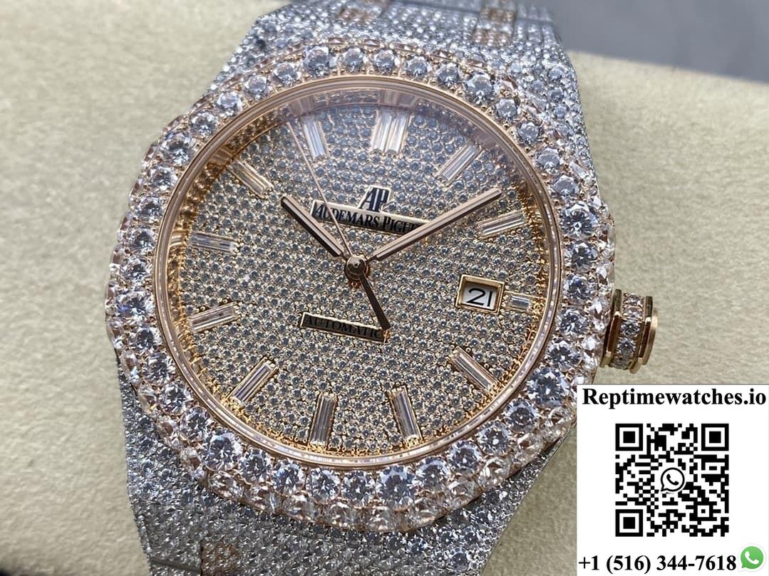 Audemars Piguet Royal Oak 15400Or.021 Amg Factory Date Display-Rep Time Watches