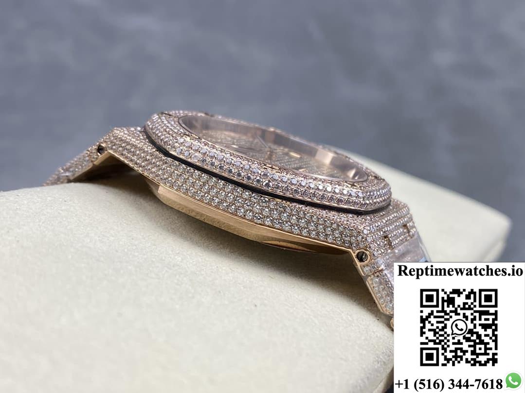 Audemars Piguet Royal Oak 15400Or.023 Amg Factory Diamond Bezel-Rep Time Watches