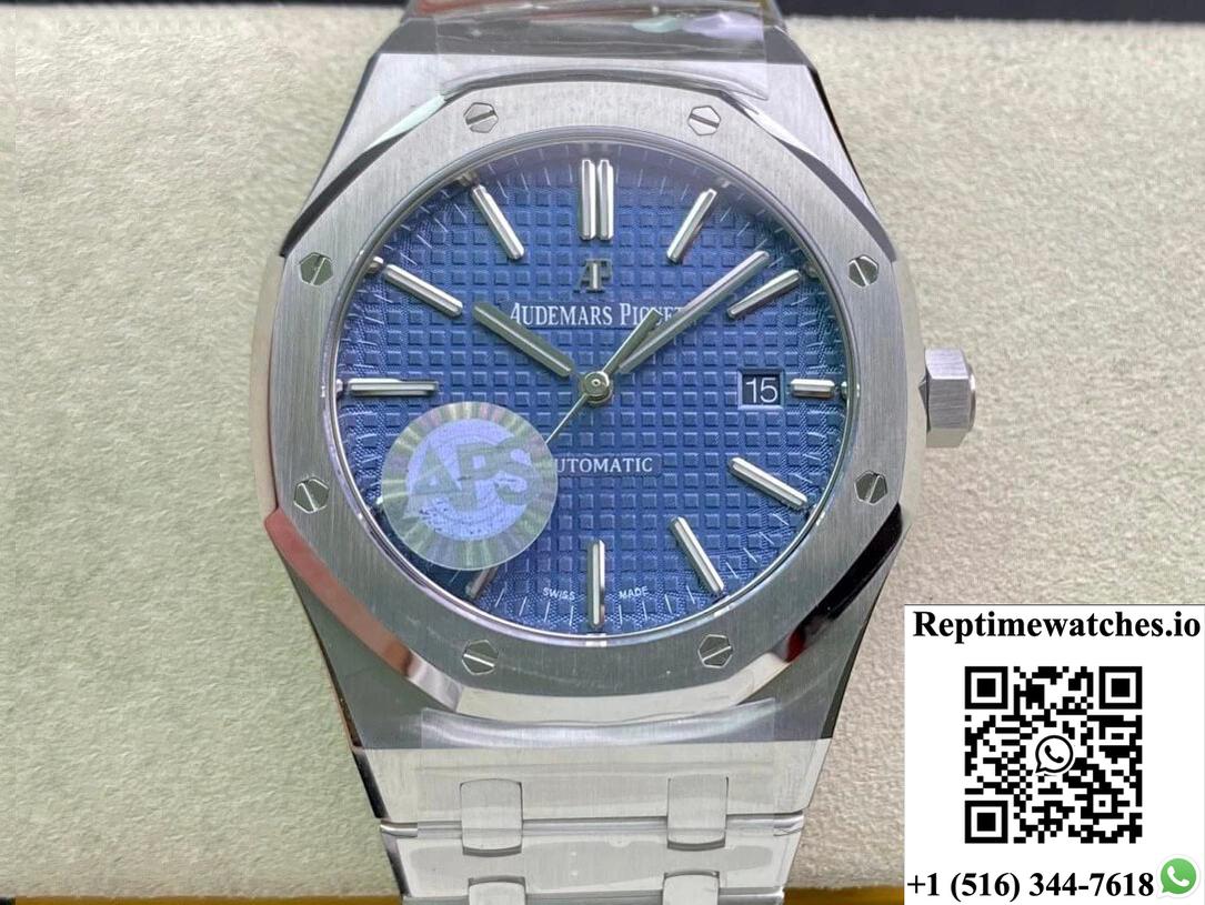 Audemars Piguet Royal Oak 15400St.Oo.1220St.03 Aps Factory Blue Dial-Rep Time Watches
