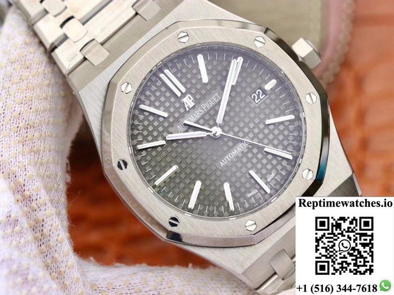 Audemars Piguet Royal Oak 15400St.Oo.1220St.04 Jf Factory Black Dial-Rep Time Watches