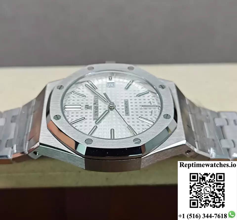 Audemars Piguet Royal Oak 15450St.Oo.1256St.01 Aps Factory Silver Dial-Rep Time Watches