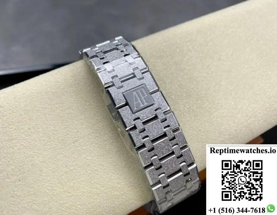 Audemars Piguet Royal Oak 15454Bc.Gg.1259Bc.01 Aps Factory Silvery White Dial-Rep Time Watches