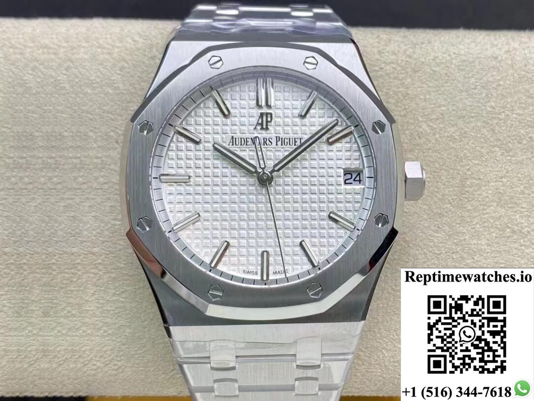 Audemars Piguet Royal Oak 15500St.Oo.1220St.04 Zf Factory V2 White Dial-Rep Time Watches