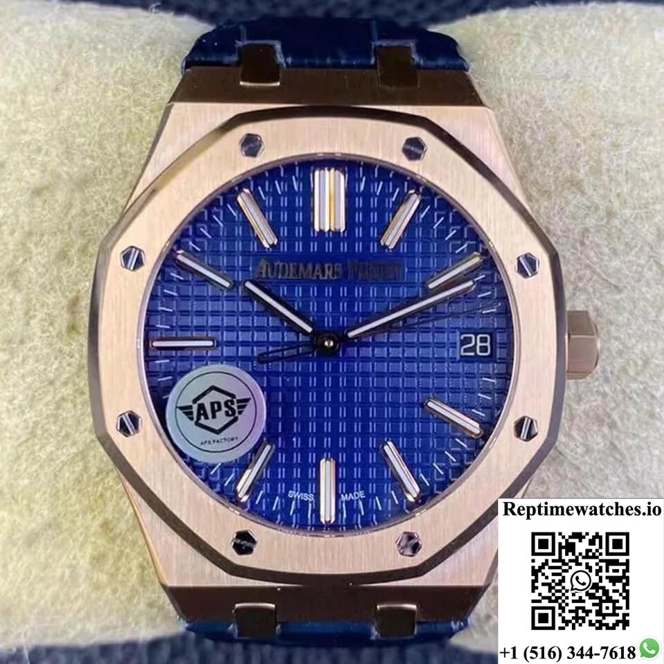 Audemars Piguet Royal Oak 15510Or.Oo.D315Cr.02 Aps Factory Blue Dial-Rep Time Watches