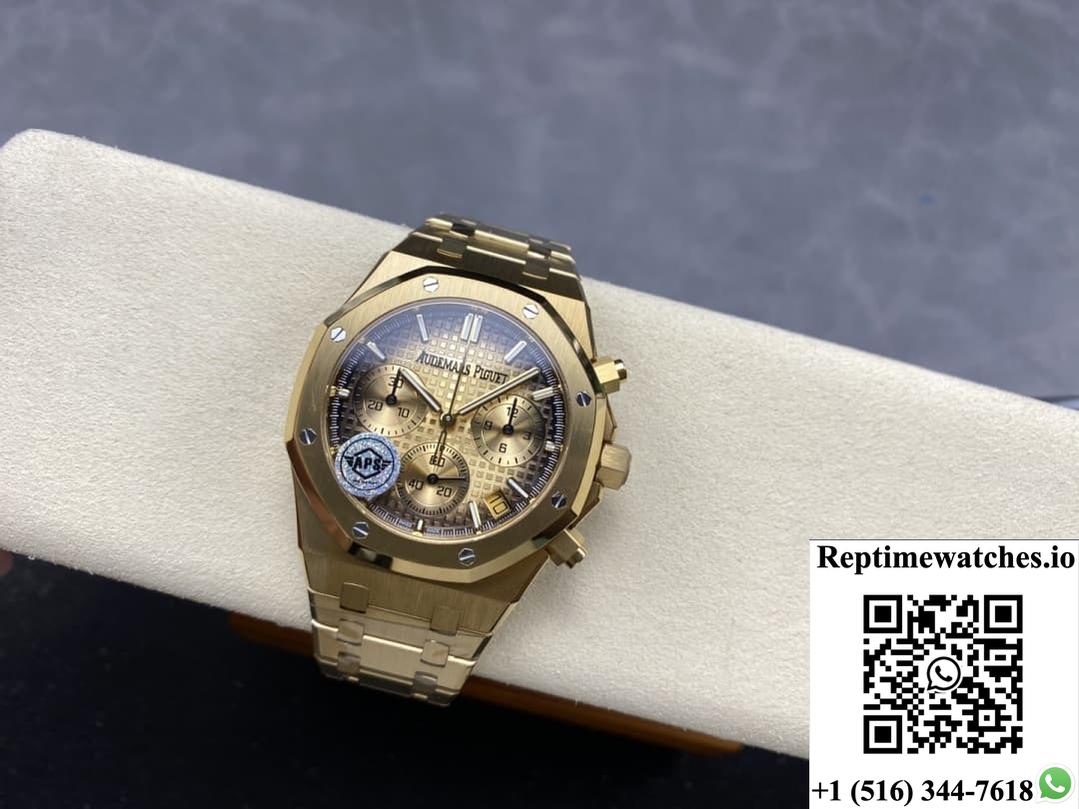 Audemars Piguet Royal Oak 26240Ba.Oo.1320Ba.02 Aps Factory Gold Color Strap-Rep Time Watches