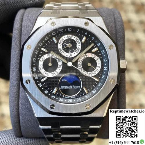 Audemars Piguet Royal Oak 26597Pt.Oo.1220Pt.01 Aps Factory Black Dial-Rep Time Watches