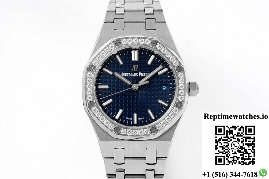 Audemars Piguet Royal Oak 77351St.Zz.1261St.01 8F Factory Diamond-Set Bezel-Rep Time Watches
