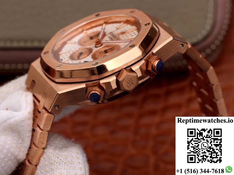 Audemars Piguet Royal Oak Chronograph 26315Or.Oo.1256Or.01 Om Factory White Dial-Rep Time Watches