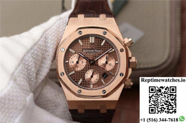 Audemars Piguet Royal Oak Chronograph 26331Or.Oo.D821Cr.01 Om Factory Brown Dial-Rep Time Watches