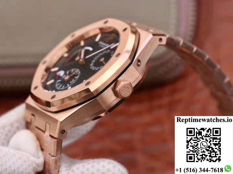 Audemars Piguet Royal Oak Gmt 41Mm 26120 Twa Factory Black Dial-Rep Time Watches