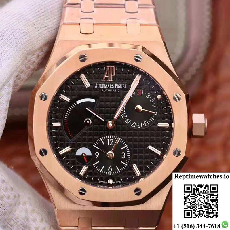Audemars Piguet Royal Oak Gmt 41Mm 26120 Twa Factory Black Dial-Rep Time Watches