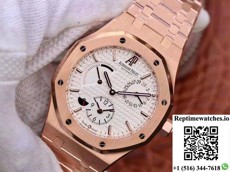 Audemars Piguet Royal Oak Gmt 41Mm 26120 Twa Factory White Dial-Rep Time Watches