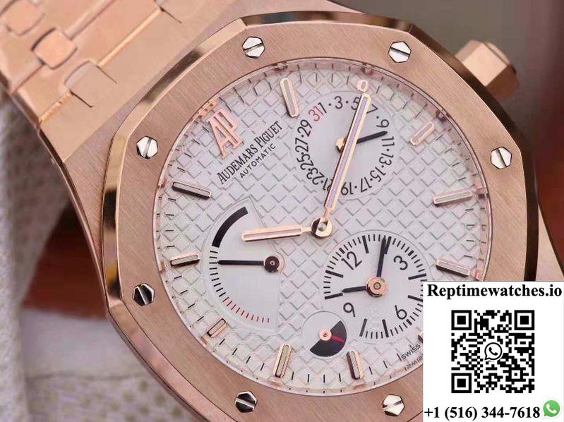 Audemars Piguet Royal Oak Gmt 41Mm 26120 Twa Factory White Dial-Rep Time Watches