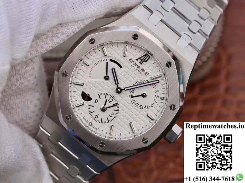 Audemars Piguet Royal Oak Gmt 41Mm 26120 White Dial Twa Factory-Rep Time Watches