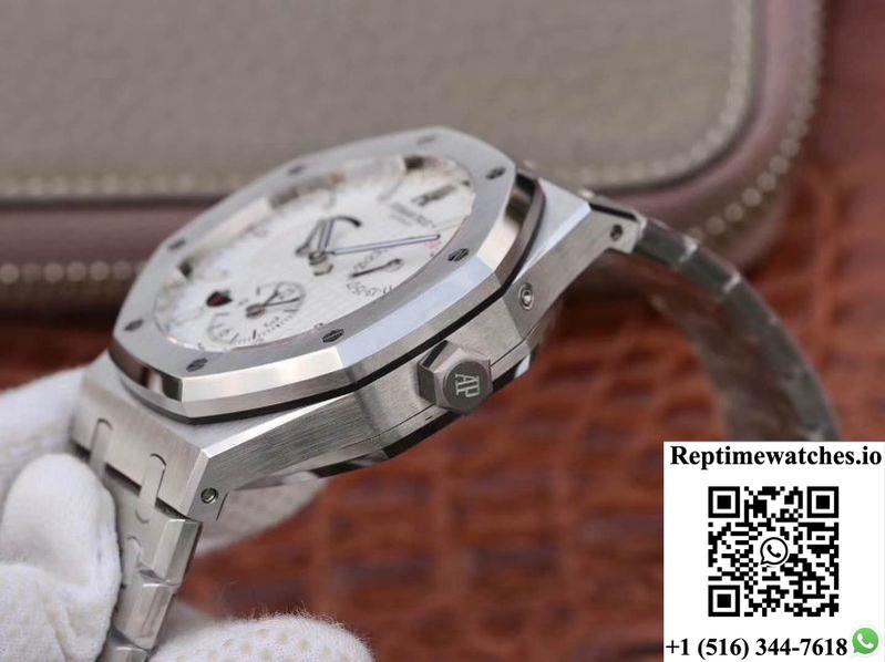 Audemars Piguet Royal Oak Gmt 41Mm 26120 White Dial Twa Factory-Rep Time Watches