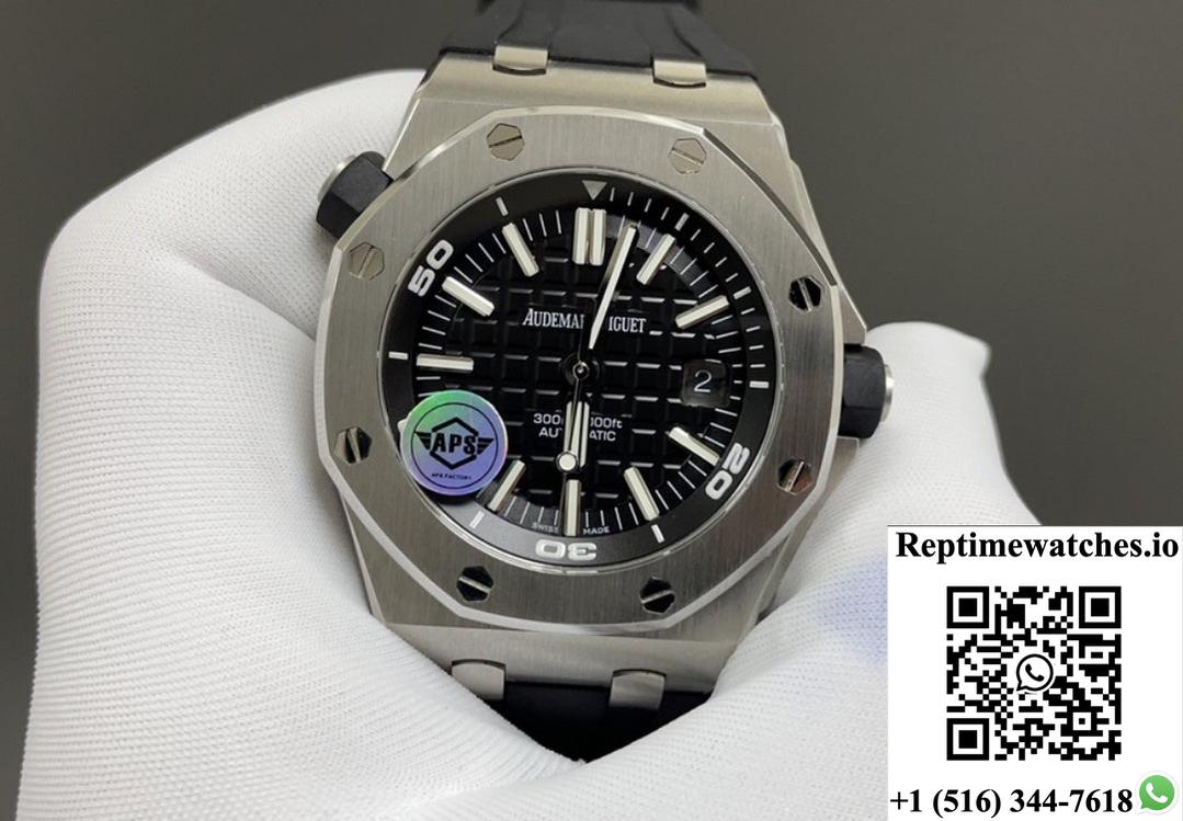 Audemars Piguet Royal Oak Offshore 15710St.Oo.Aoo2Ca.01 Aps Factory Rubber Strap-Rep Time Watches