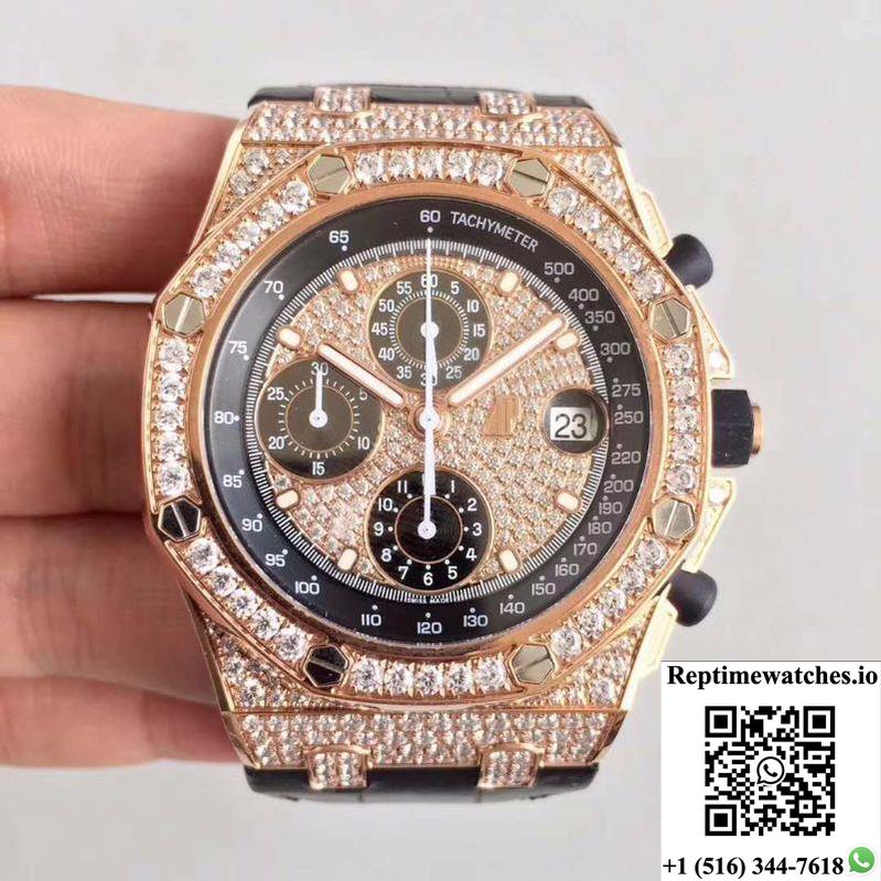 Audemars Piguet Royal Oak Offshore 26067Or.Zz.D002Cr.01 Jf Factory V3 Diamond Dial-Rep Time Watches