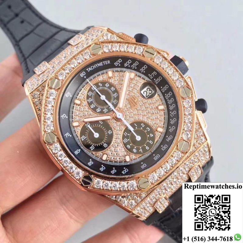 Audemars Piguet Royal Oak Offshore 26067Or.Zz.D002Cr.01 Jf Factory V3 Diamond Dial-Rep Time Watches