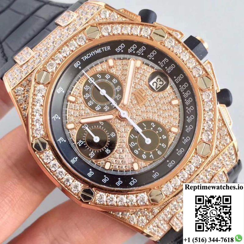 Audemars Piguet Royal Oak Offshore 26067Or.Zz.D002Cr.01 Jf Factory V3 Diamond Dial-Rep Time Watches