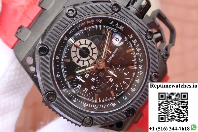 Audemars Piguet Royal Oak Offshore 26165Io.Oo.A002Ca.02 Noob Factory Black Dial-Rep Time Watches