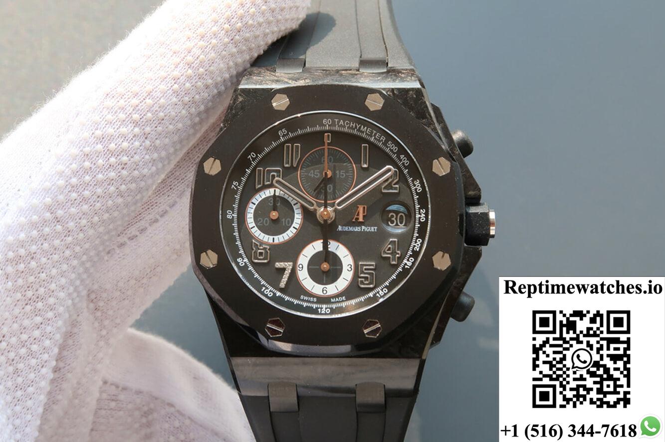 Audemars Piguet Royal Oak Offshore 26205Au.Oo.D002Cr.01 Jf Factory Black Dial-Rep Time Watches