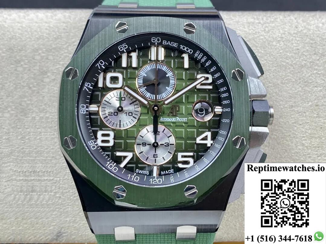 Audemars Piguet Royal Oak Offshore 26405Ce.Oo.A056Ca.01 Apf Factory Green Dial-Rep Time Watches