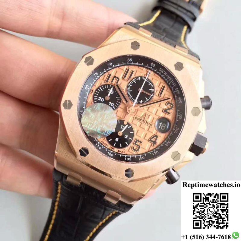 Audemars Piguet Royal Oak Offshore 26470Or.Oo.A002Cr.01 Jf Factory V2 Gold Dial-Rep Time Watches