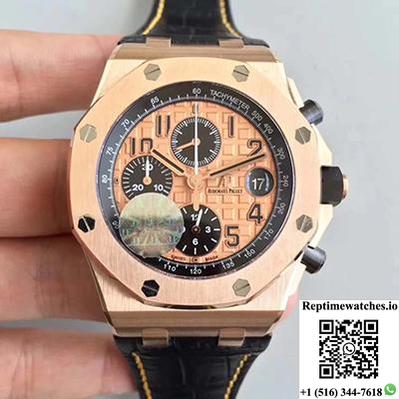 Audemars Piguet Royal Oak Offshore 26470Or.Oo.A002Cr.01 Jf Factory V2 Gold Dial-Rep Time Watches