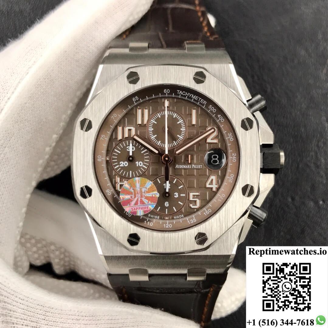 Audemars Piguet Royal Oak Offshore 26470St.Oo.A820Cr.01 Jf Factory Brown Dial-Rep Time Watches