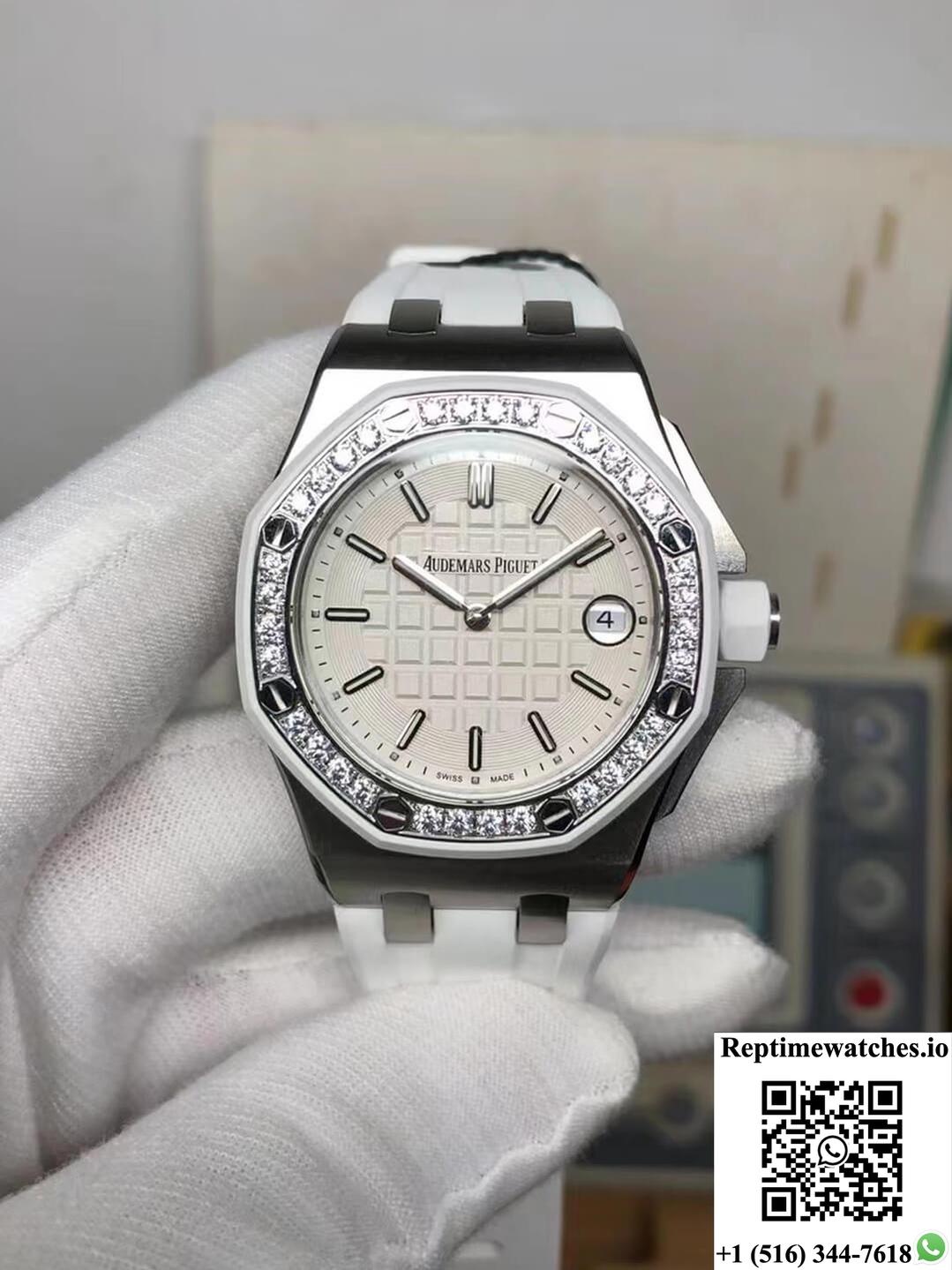 Audemars Piguet Royal Oak Offshore 67540Sk.Zz.A010Ca.01 White Dial-Rep Time Watches