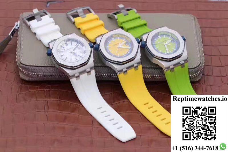 Audemars Piguet Royal Oak Offshore Diver 15710St.Oo.A010Ca.01 Jf Factory White Dial-Rep Time Watches