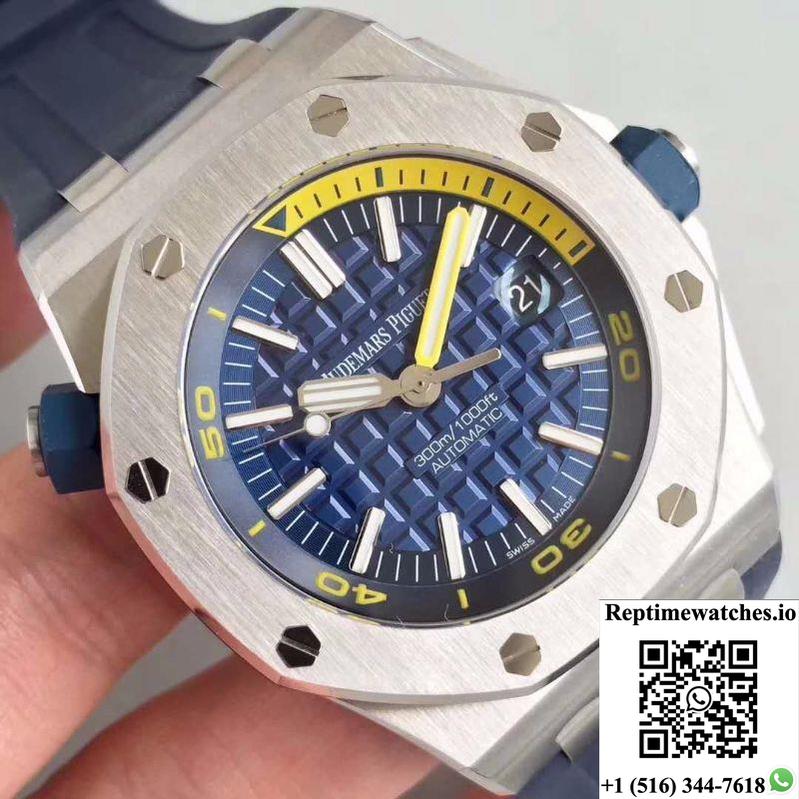 Audemars Piguet Royal Oak Offshore Diver 15710St.Oo.A027Ca.01 Jf Factory V8 Blue Dial-Rep Time Watches
