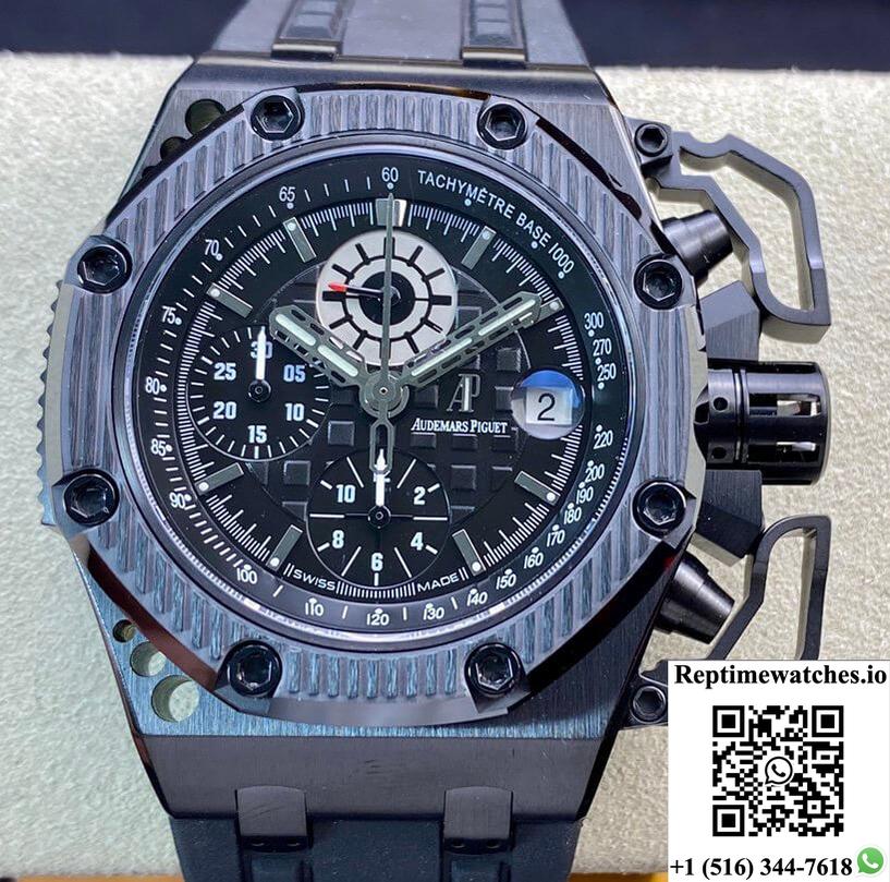 Audemars Piguet Royal Oak Offshore Survivor 26165Io.Oo.A002Ca.01 Noob Factory V5 Black Dial-Rep Time Watches