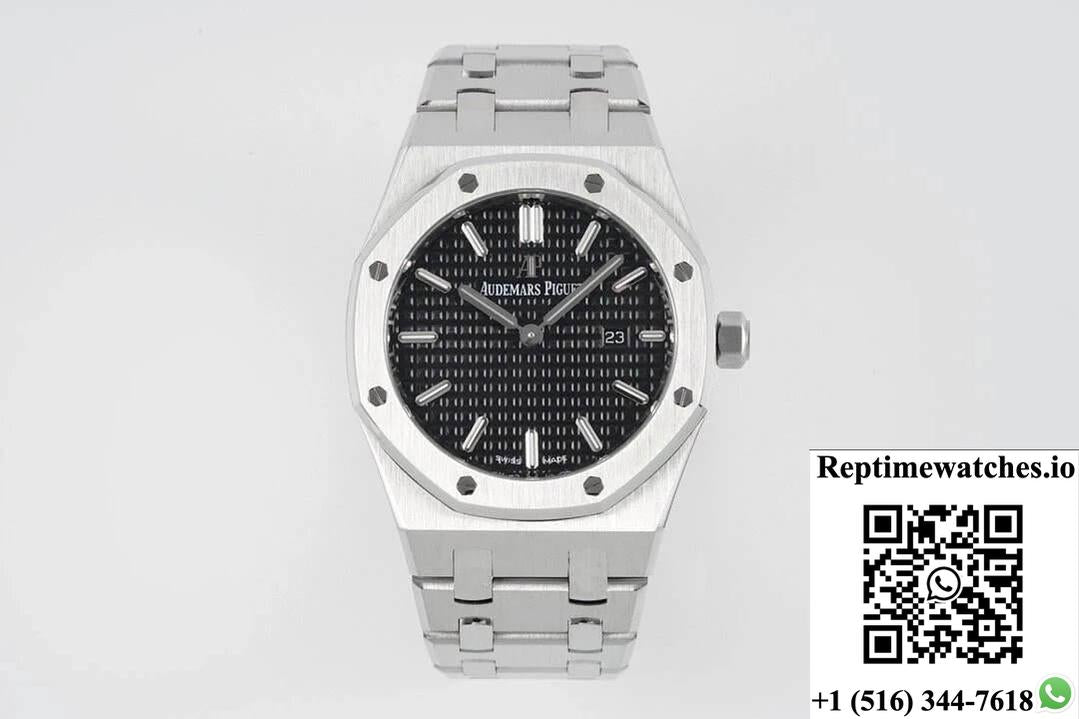 Audemars Piguet Royal Oak Quartz 33Mm 67650St.Oo.1261St.01 Zf Factory Black Dial-Rep Time Watches