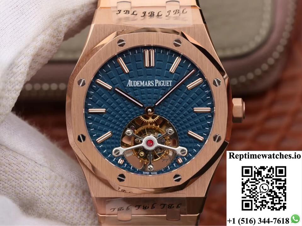Audemars Piguet Royal Oak Tourbillon 26522Or.Oo.1220Or.01 Jf Factory Rose Gold-Rep Time Watches