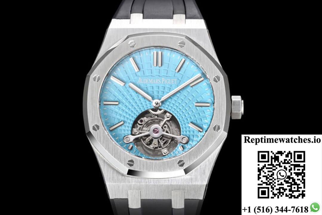 Audemars Piguet Royal Oak Tourbillon 26530Pt.Oo.1220Pt.01 R8 Factory Rubber Strap-Rep Time Watches