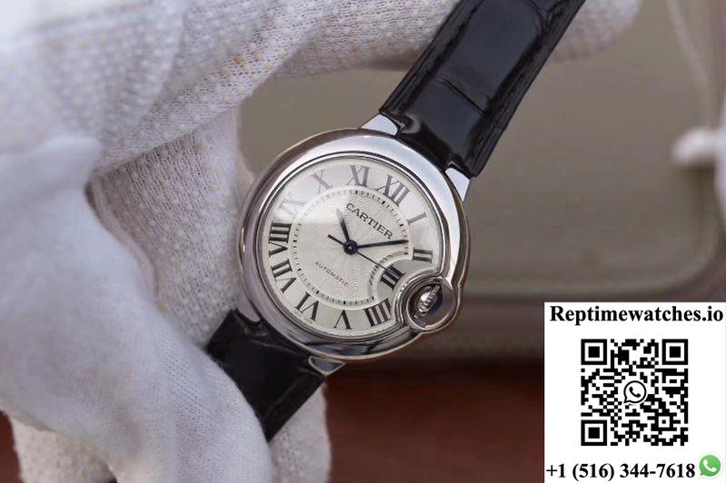 Ballon Bleu De Cartier 33Mm W6920086 V6 Factory White Dial-Rep Time Watches