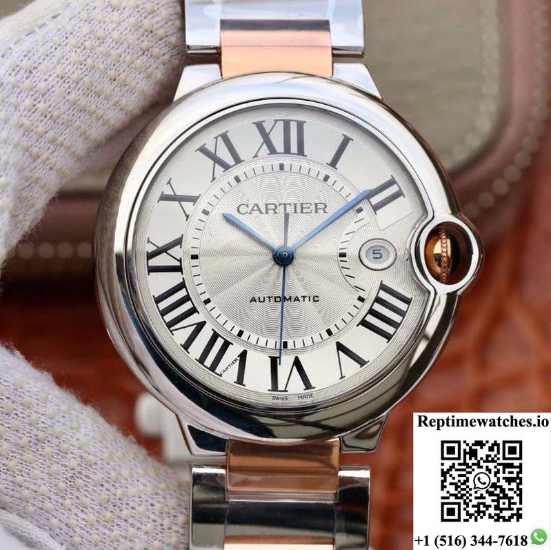 Ballon Bleu De Cartier 42Mm W69009Z3 V6 Factory White Dial-Rep Time Watches