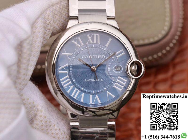 Ballon Bleu De Cartier 42Mm Wsbb0025 V9 Factory Blue Dial-Rep Time Watches