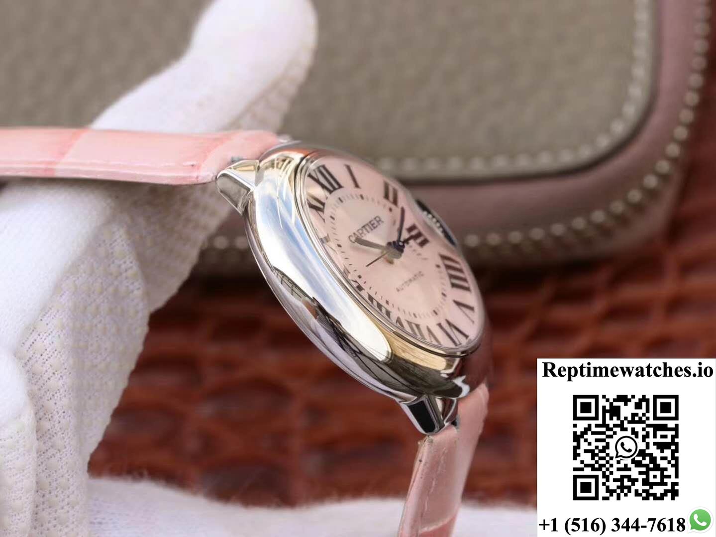 Ballon Bleu De Cartier Ladies 33Mm Wsbb0002 V6 Factory Pink Dial-Rep Time Watches